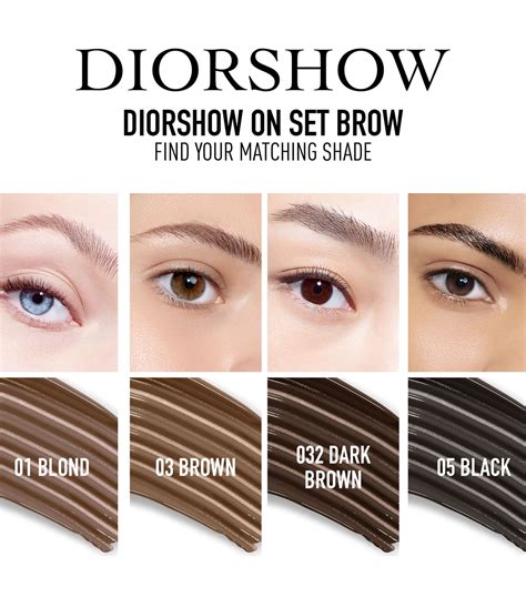 dior show on set brow|dior brow styler gel.